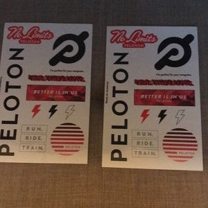 2 pack Peloton stickers